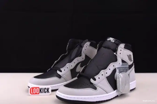 One Kick High Light Retro 1 Grey Jordan 555088-035 White Smoke Air Black 0627